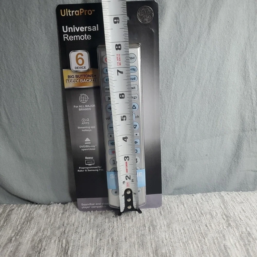 GE Ultra Pro Universal Remote 6 Device‎ Big Button Soft Blue LED New Sealed